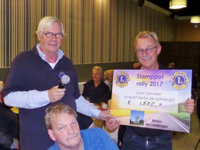 uitreiking cheque
