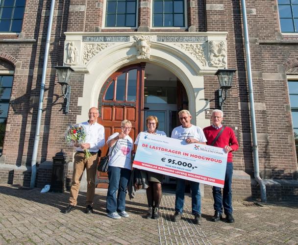 uitreiking cheque