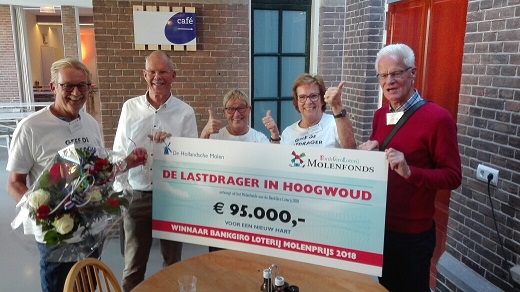 uitreiking cheque