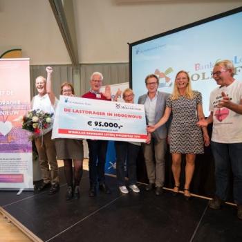 uitreiking cheque