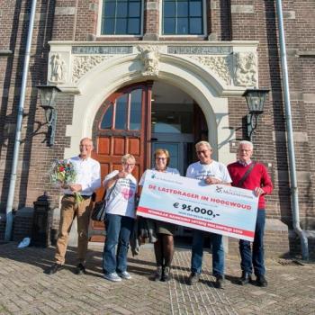 uitreiking cheque